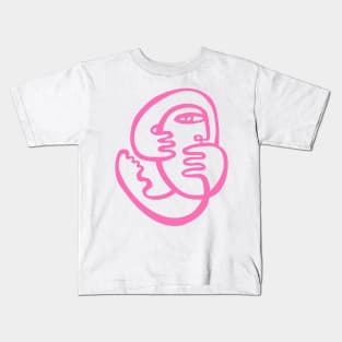 Think Back Pink Kids T-Shirt